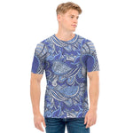 Pigeon Floral Bohemian Pattern Print Men's T-Shirt
