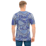 Pigeon Floral Bohemian Pattern Print Men's T-Shirt