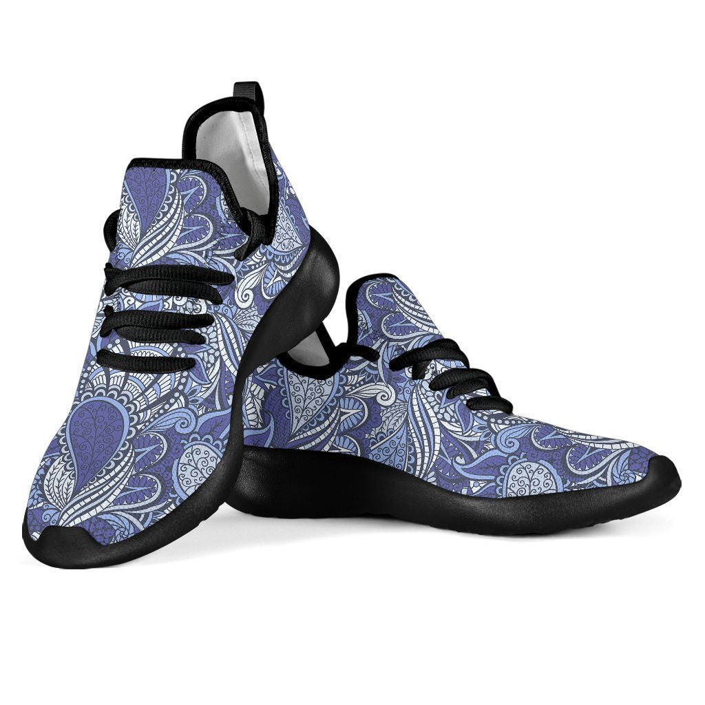 Pigeon Floral Bohemian Pattern Print Mesh Knit Shoes GearFrost