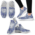 Pigeon Floral Bohemian Pattern Print Mesh Knit Shoes GearFrost