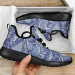 Pigeon Floral Bohemian Pattern Print Mesh Knit Shoes GearFrost