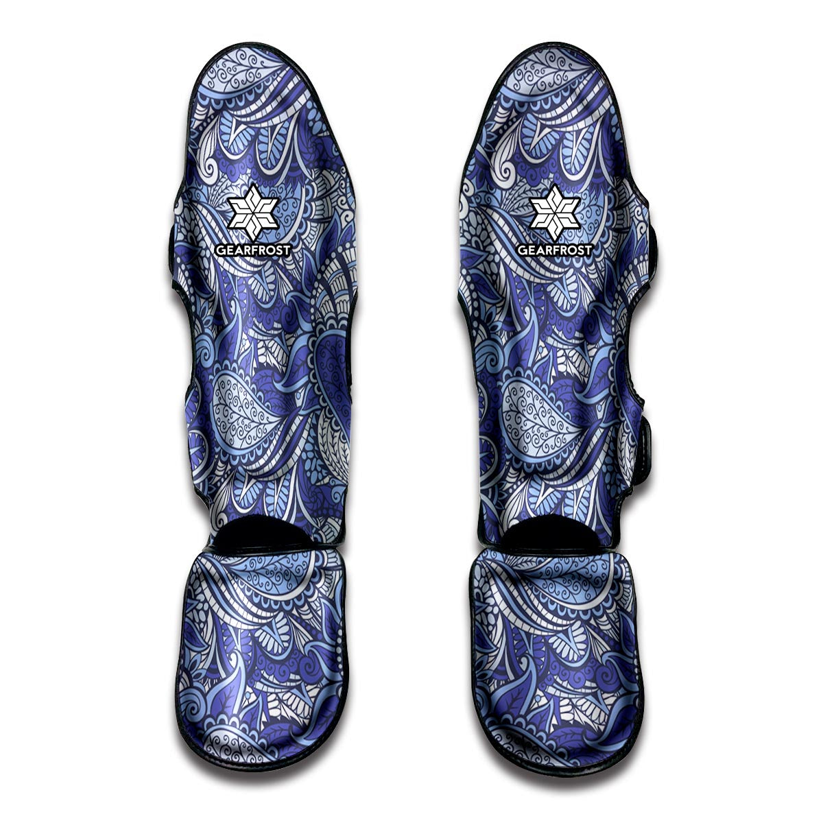 Pigeon Floral Bohemian Pattern Print Muay Thai Shin Guard