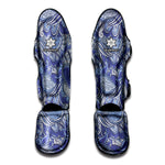 Pigeon Floral Bohemian Pattern Print Muay Thai Shin Guard