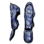Pigeon Floral Bohemian Pattern Print Muay Thai Shin Guard