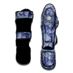 Pigeon Floral Bohemian Pattern Print Muay Thai Shin Guard