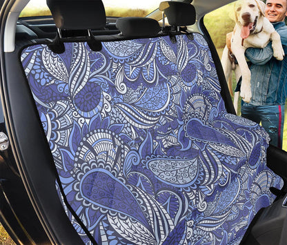 Pigeon Floral Bohemian Pattern Print Pet Car Back Seat Cover