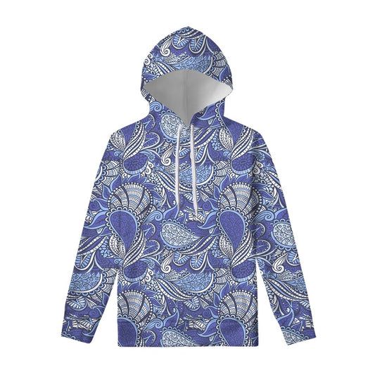 Pigeon Floral Bohemian Pattern Print Pullover Hoodie