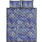 Pigeon Floral Bohemian Pattern Print Quilt Bed Set