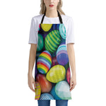 Pile Of Colorful Easter Eggs Print Apron