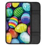Pile Of Colorful Easter Eggs Print Car Center Console Cover