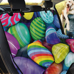 Pile Of Colorful Easter Eggs Print Pet Car Back Seat Cover