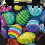 Pile Of Colorful Easter Eggs Print Pet Car Back Seat Cover