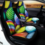 Pile Of Colorful Easter Eggs Print Universal Fit Car Seat Covers