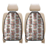 Pile Of Reading Books Pattern Print Car Seat Organizers