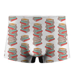 Pile Of Reading Books Pattern Print Men's Boxer Briefs