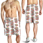 Pile Of Reading Books Pattern Print Men's Shorts