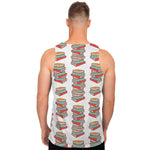 Pile Of Reading Books Pattern Print Men's Tank Top