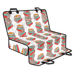 Pile Of Reading Books Pattern Print Pet Car Back Seat Cover