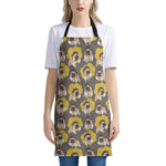 Pilot Pug Pattern Print Apron