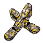 Pilot Pug Pattern Print Muay Thai Shin Guard