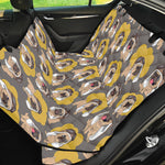 Pilot Pug Pattern Print Pet Car Back Seat Cover