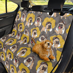 Pilot Pug Pattern Print Pet Car Back Seat Cover