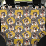 Pilot Pug Pattern Print Pet Car Back Seat Cover
