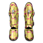 Pineapple And Flamingo Pattern Print Muay Thai Shin Guard