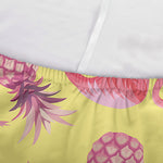 Pineapple And Flamingo Pattern Print Sofa Cover