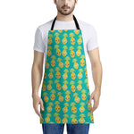 Pineapple Emoji Pattern Print Apron