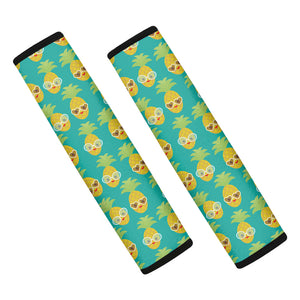 Pineapple Emoji Pattern Print Car Seat Belt Covers