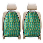 Pineapple Emoji Pattern Print Car Seat Organizers