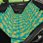 Pineapple Emoji Pattern Print Pet Car Back Seat Cover