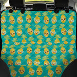 Pineapple Emoji Pattern Print Pet Car Back Seat Cover