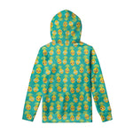 Pineapple Emoji Pattern Print Pullover Hoodie