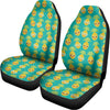 Pineapple Emoji Pattern Print Universal Fit Car Seat Covers