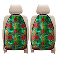 Pineapple Hibiscus Hawaii Pattern Print Car Seat Organizers