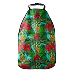 Pineapple Hibiscus Hawaii Pattern Print Car Seat Organizers