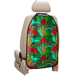 Pineapple Hibiscus Hawaii Pattern Print Car Seat Organizers