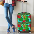 Pineapple Hibiscus Hawaii Pattern Print Luggage Cover