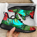 Pineapple Hibiscus Hawaii Pattern Print Mesh Knit Shoes
