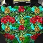 Pineapple Hibiscus Hawaii Pattern Print Pet Car Back Seat Cover