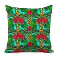 Pineapple Hibiscus Hawaii Pattern Print Pillow Cover