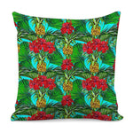 Pineapple Hibiscus Hawaii Pattern Print Pillow Cover