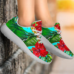 Pineapple Hibiscus Hawaii Pattern Print Sport Shoes GearFrost