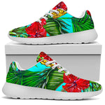 Pineapple Hibiscus Hawaii Pattern Print Sport Shoes GearFrost