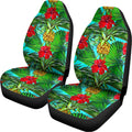 Pineapple Hibiscus Hawaii Pattern Print Universal Fit Car Seat Covers
