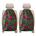 Pineapple Leaves Hawaii Pattern Print Car Seat Organizers