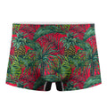Pineapple Leaves Hawaii Pattern Print Men's Boxer Briefs