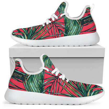 Pineapple Leaves Hawaii Pattern Print Mesh Knit Shoes GearFrost